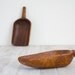 Carved Primitive Wood Scoop