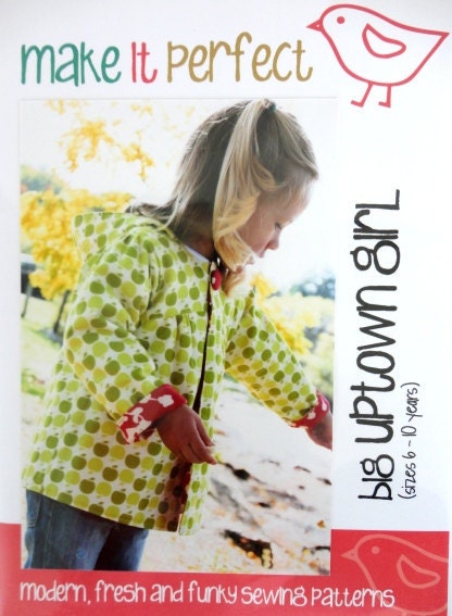 Make It Perfect Pattern - Big Uptown Girl Jacket Size 6 -10years
