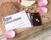 Rose and Pistachio Raw Chocolate Bar - RawChocolate