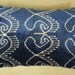 Silk Velvet Ikat Pillow cover 15 x 20 Blue , White , Free Shipment Delivered within 2-4 Days by UPS, DHL
