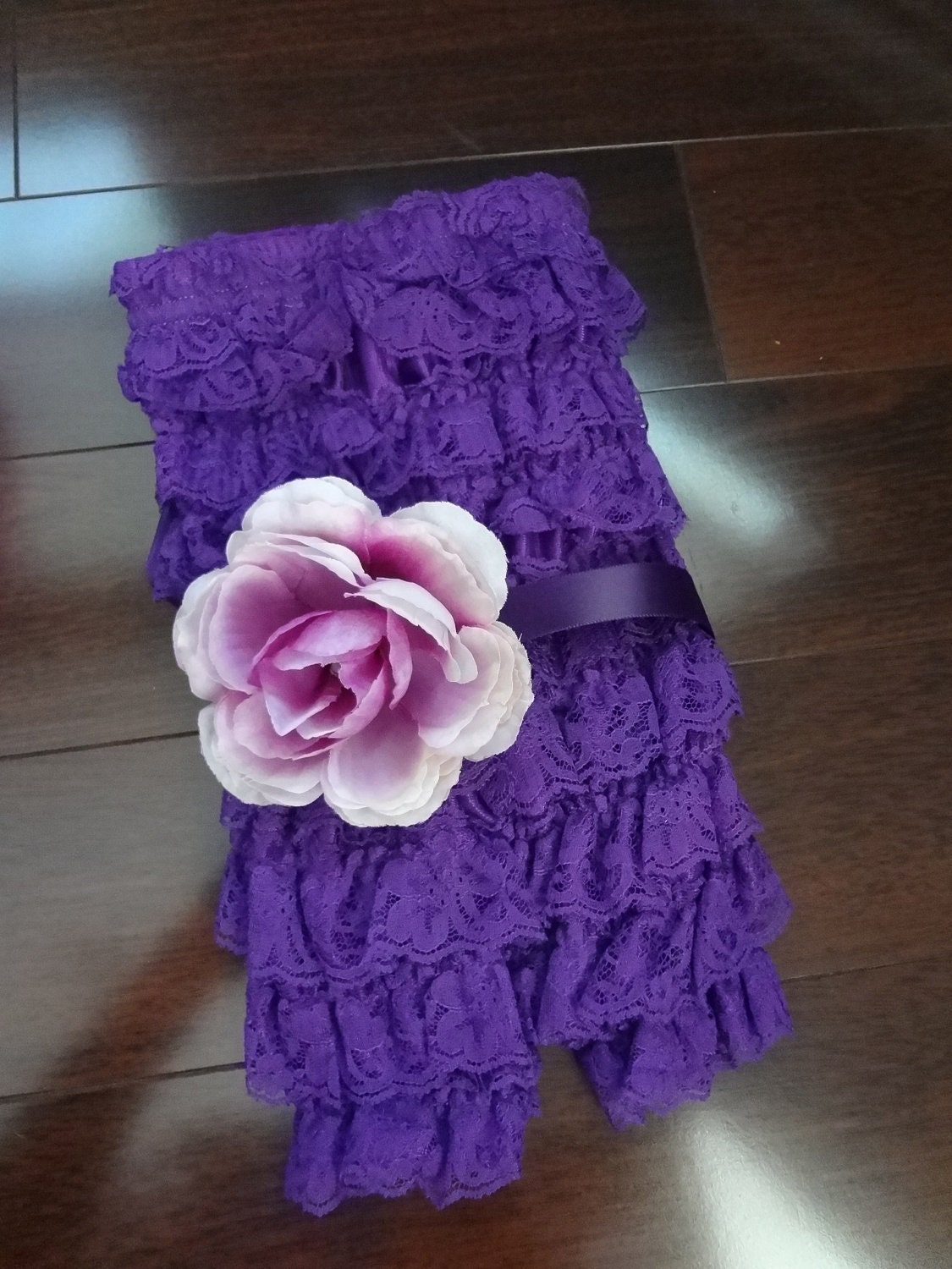 Purple Lace Romper-Lace Romper-Baby Romper..Ruffle Romper..Infant Romper..Photo Prop