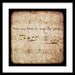 Tune My Heart, TTV, Sheet Music, Neutral Texture, Bokeh, 8"x8" Fine Art Print