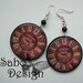 Antique CLOCK EARRINGS retro steampunk vintage clocks gothic goth gothique burlesque perfect gift sterling silver hooks