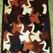 Vintage 1960s Southwestern Wool Pictorial Rug Birds Loons Weaving Woven Loom Rug Wall Hanging Decor