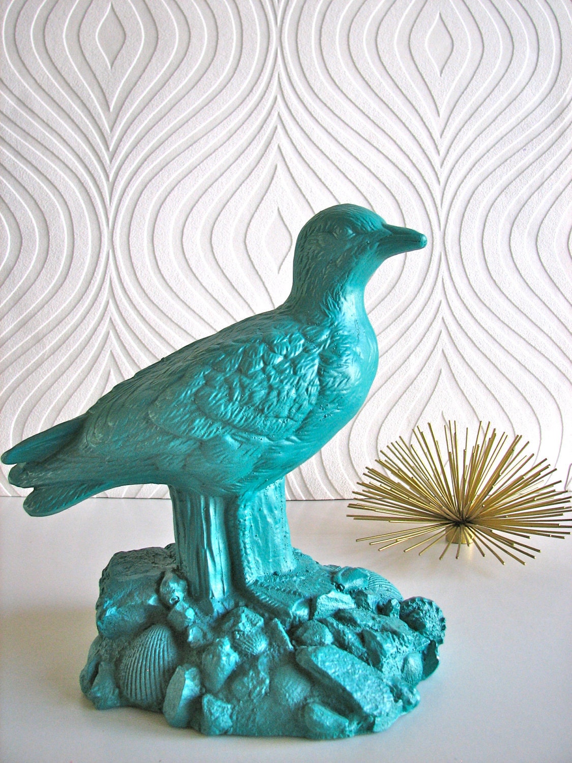 resin seagull statue