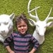 Faux Taxidermy Deer Head Deerman the Animal Head wall hanging