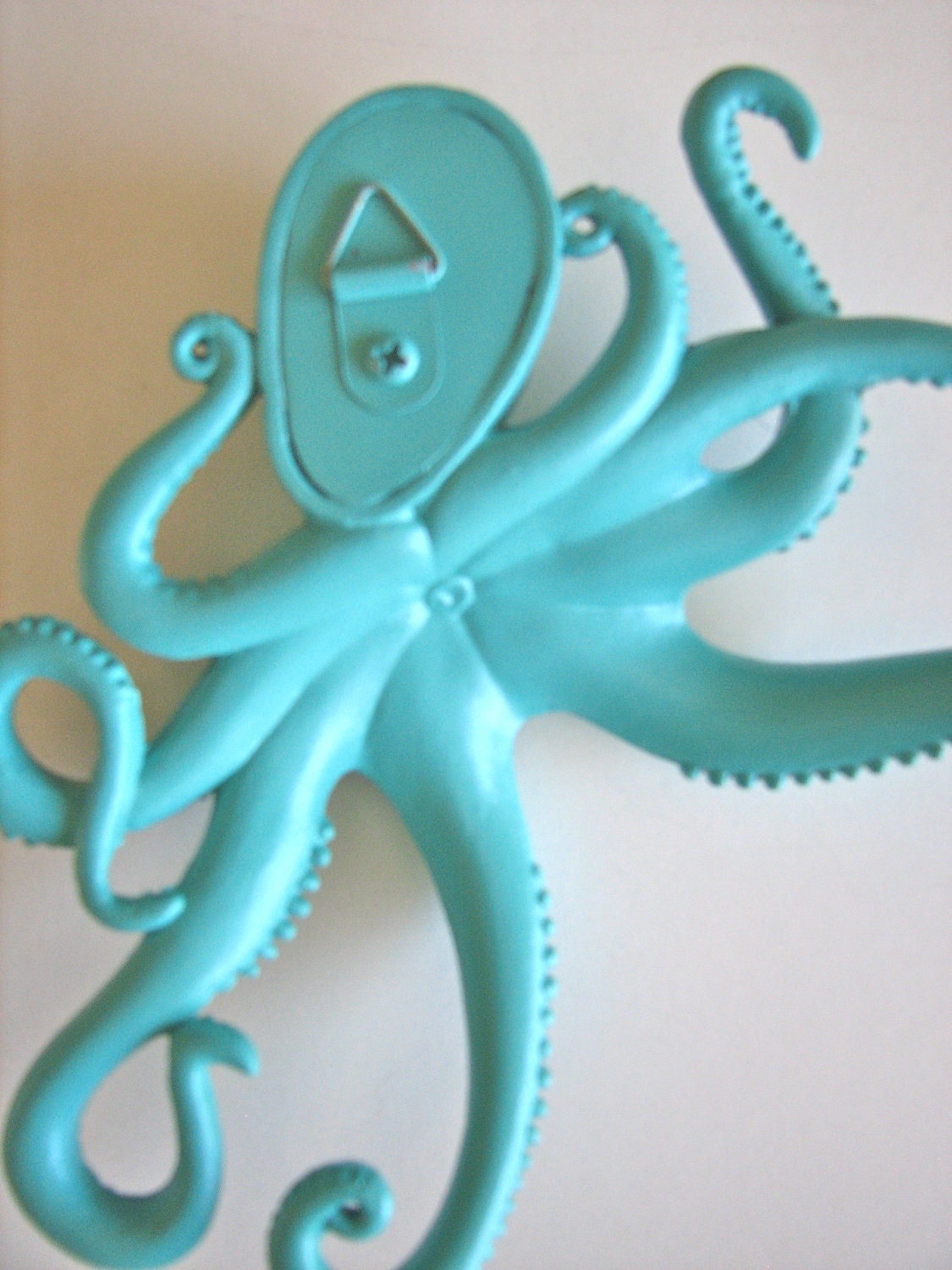 Bigger 8" RESERVED 4 NATALIE bright blue: Hanging Little Octopus