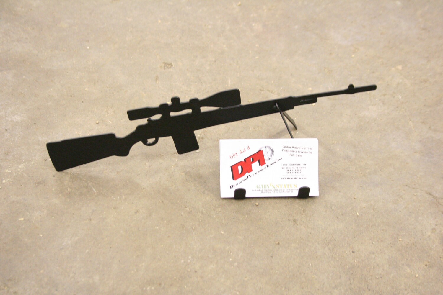 M14 Business Card Holder Sniper Rifle Metal Desk Gun by DPIstore