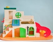 Vintage Fisher Price Toy, 1976 Fisher Price Sesame Street Clubhouse