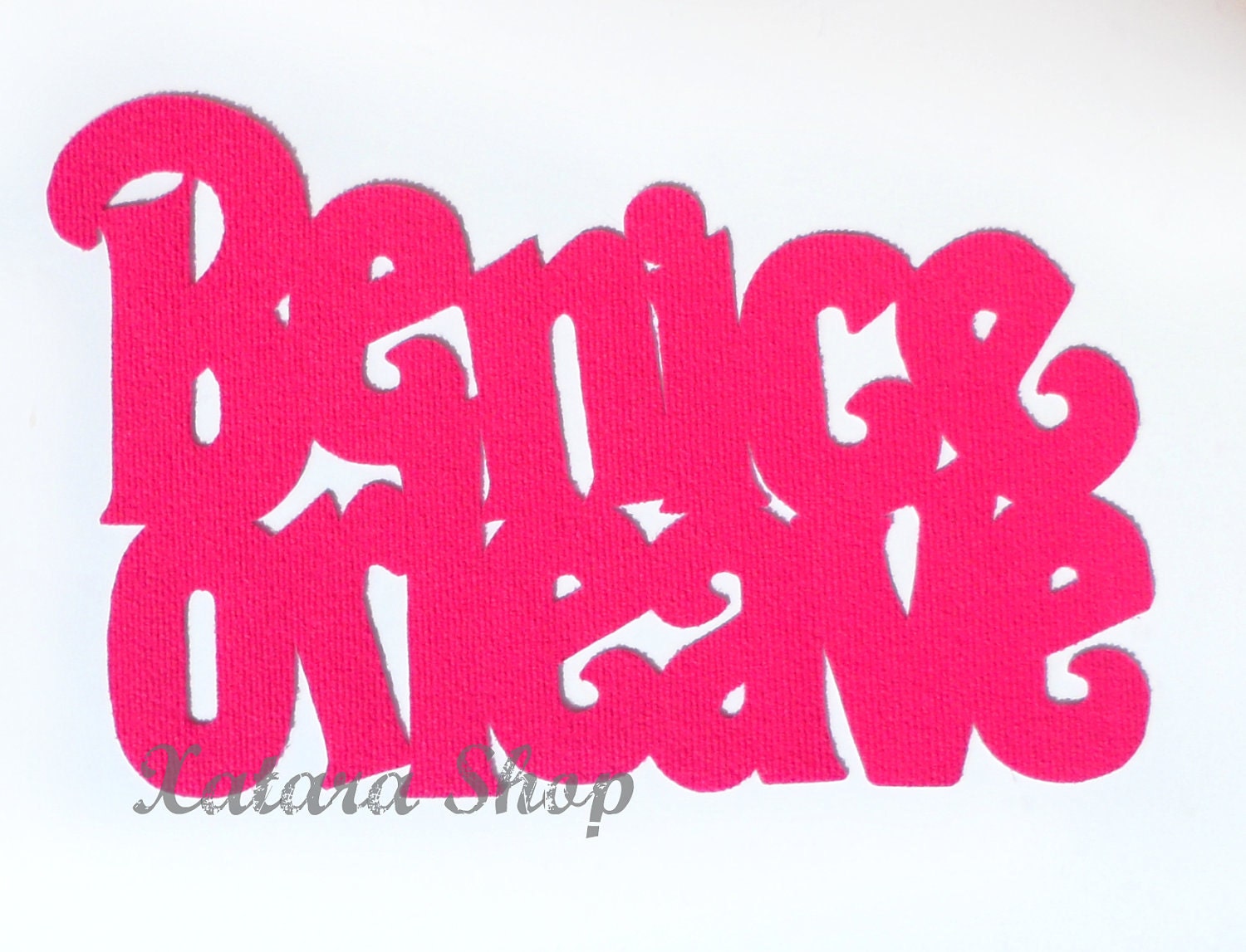 Doormat. Rug with a customized message. "Be nice or leave". Neon pink (limited edition)