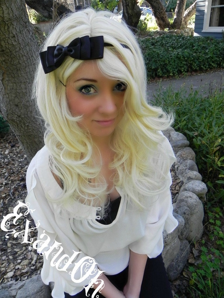 Barbie / Blonde / Long Curly Layered Wig