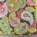 Pretty Paisley Fabric by the Yard Quilting Designer Cotton Apparell Children Fabric