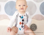 Baby Boy Tie Onesie and Suspender Bodysuit. Any Tie. Spring, Summer, Childrens Fashion.