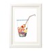 Earth Animals Environment Eco Water Ocean Watercolor Illustration Print Multicolored
