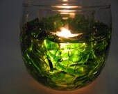 Recycled Wine Bottle Candle Holder