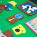 Goodnight Moon - Flannel Board Felt Story Set with Green Background
