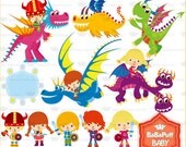 Dragon and Viking Heroes Set 1 ---- Personal and Small Commercial Use ---- AA 0073