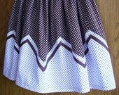 Brown Poka Dot Apron --