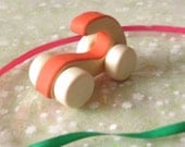 Wooden baby/kids toy Car Race 2. Covered with eco friendly water-based paints - Ready to Ship