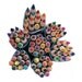 Wooden Colored Pencils. Set of 12 big pencils made of natural Distressed wood - Ready to Ship