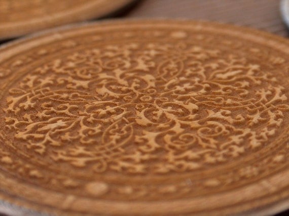 Engraved Wooden Coasters set of 6