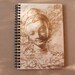 Engraved Wooden Notepad (Buddha) Spiral Bound