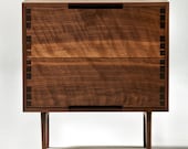 Danish Modern Inspired Walnut Night Stand / Side Table