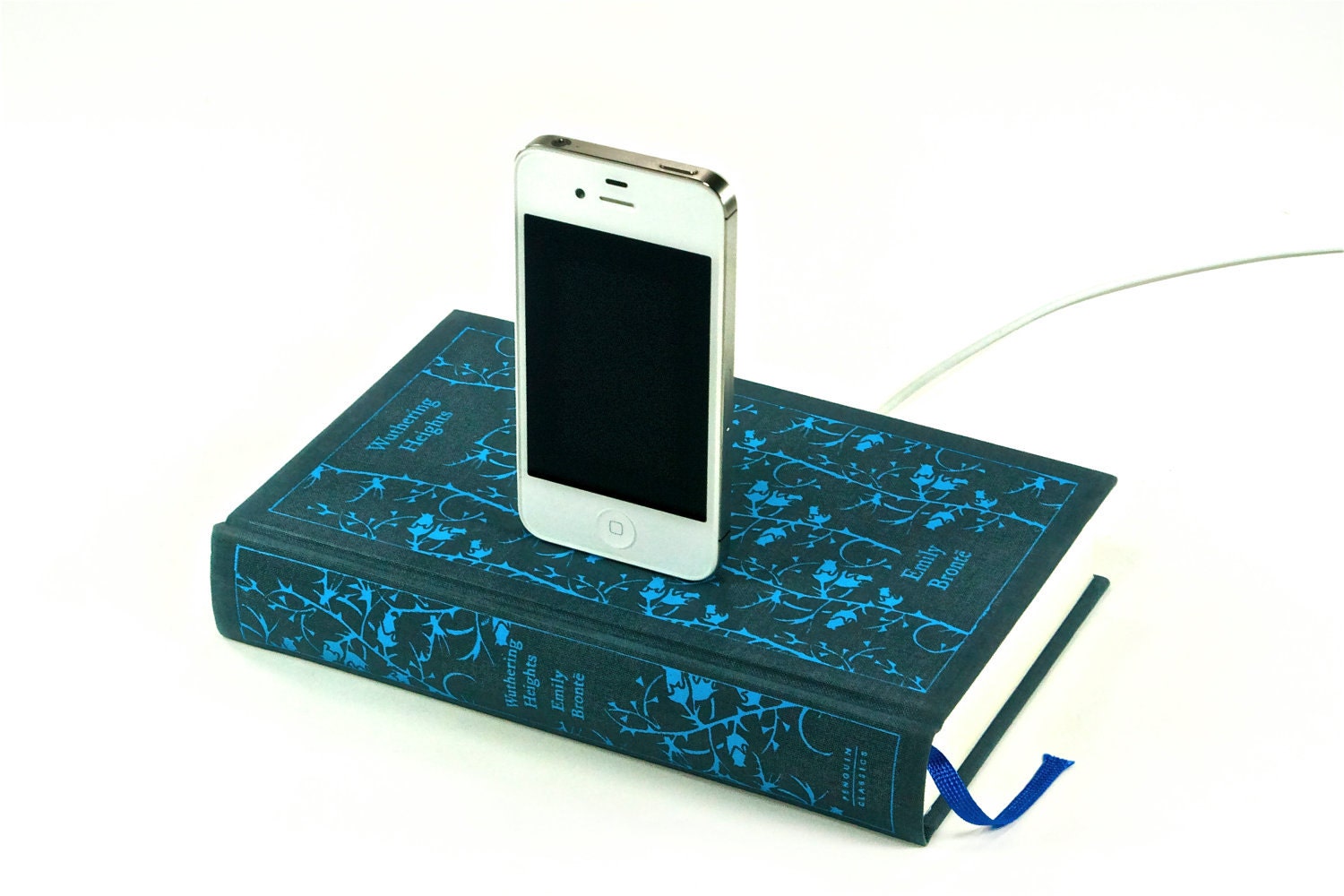 Wuthering Heights Book Charger - iPhone 4S and iPod Dock