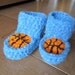 BASKETBALL BABY BOOTIES. Baby Shoes.