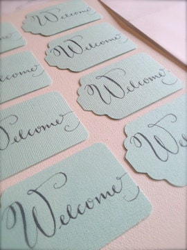 Calligraphy Escort Cards