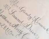 Calligraphy Envelope Addressing-Rosemary Font