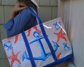 S.TYLER Anchor and Starfish Tote- Large Tote