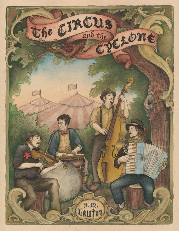 The Circus and the Cyclone - giclee print