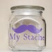 My Stache  - Mustache Money Jar - Lavender/Purple