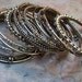 Vintage Bohemian Boho Hippie Beach Bangle Bracelets (Set of 16)