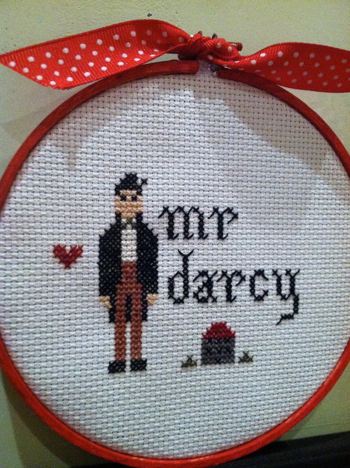 Mr. Darcy Cross Stitch Pattern