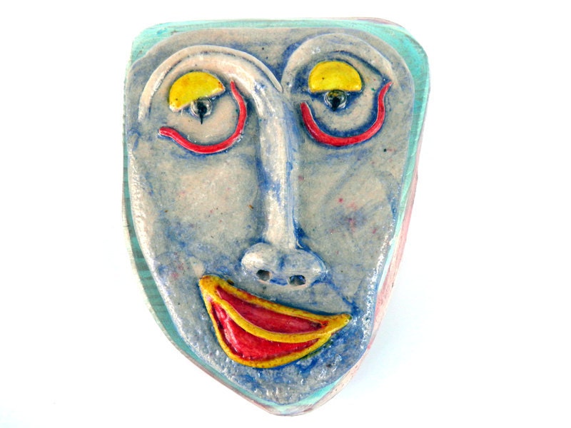 Ceramic Head, Sculpture of head, Head of porcelain (Wall Art), Wall art sculpture of head, Head