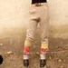 knitted pants beige colorful yellow blue red merino wool theknitkid