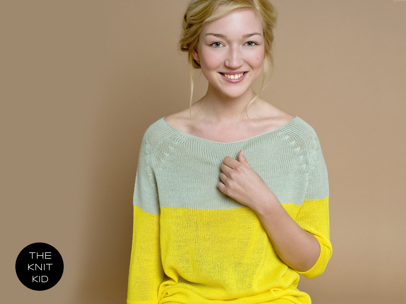 knitted raglan sweater colors of your choice color block colour merino theknitkid THE KNIT KID