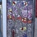 Flower vase mosaic window stained glass