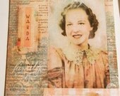 Custom Photo Transfer Artwork 6 1/2 X 8 1/2