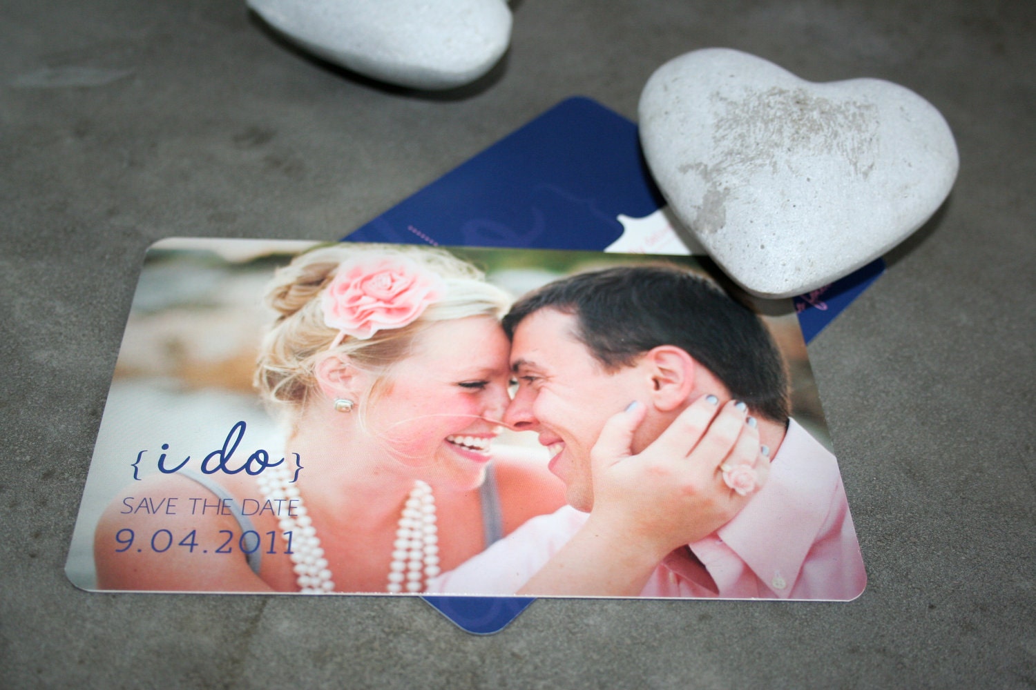 Custom Photo Save The Dates: "I Do"