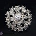 Rhinestone Button - 5pc Rhinestone Crystal Button - Rhinestone Button - Metal Button - SWB-713
