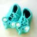 aqua blue elephant Baby Booties, baby slippers, cars baby shoes, crochet baby booties 12 - 24 month baby, crochet baby shoes, baby socks