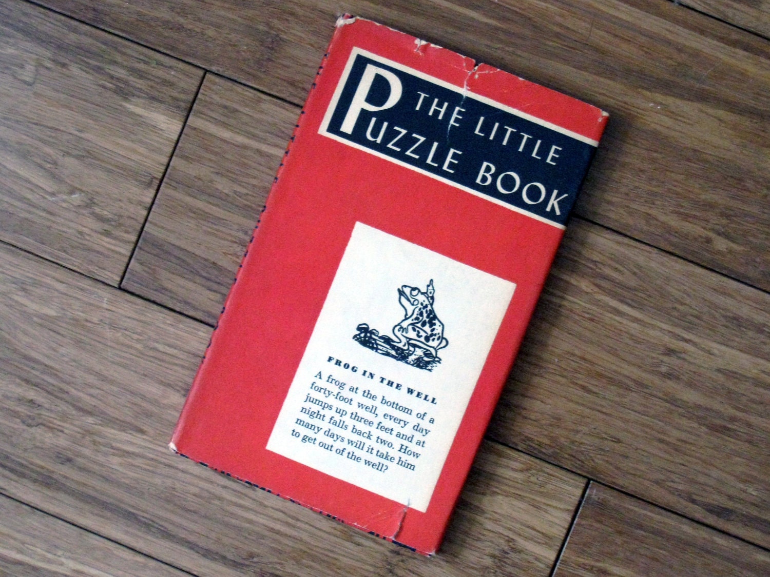Vintage 1955 Edition of The Little Puzzle Book Peter Pauper Press