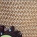Tunisian Stitch in the Round Cell Bag - Handmade Crochet, Original Design