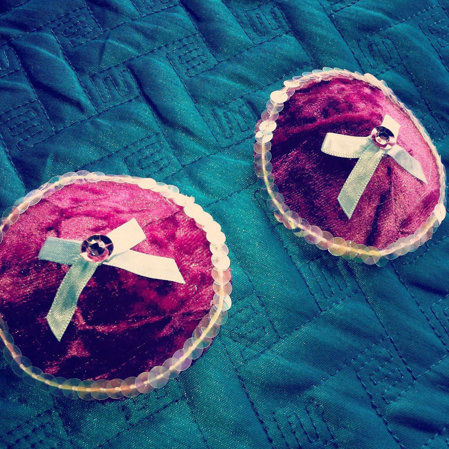 velvet burlesque pasties