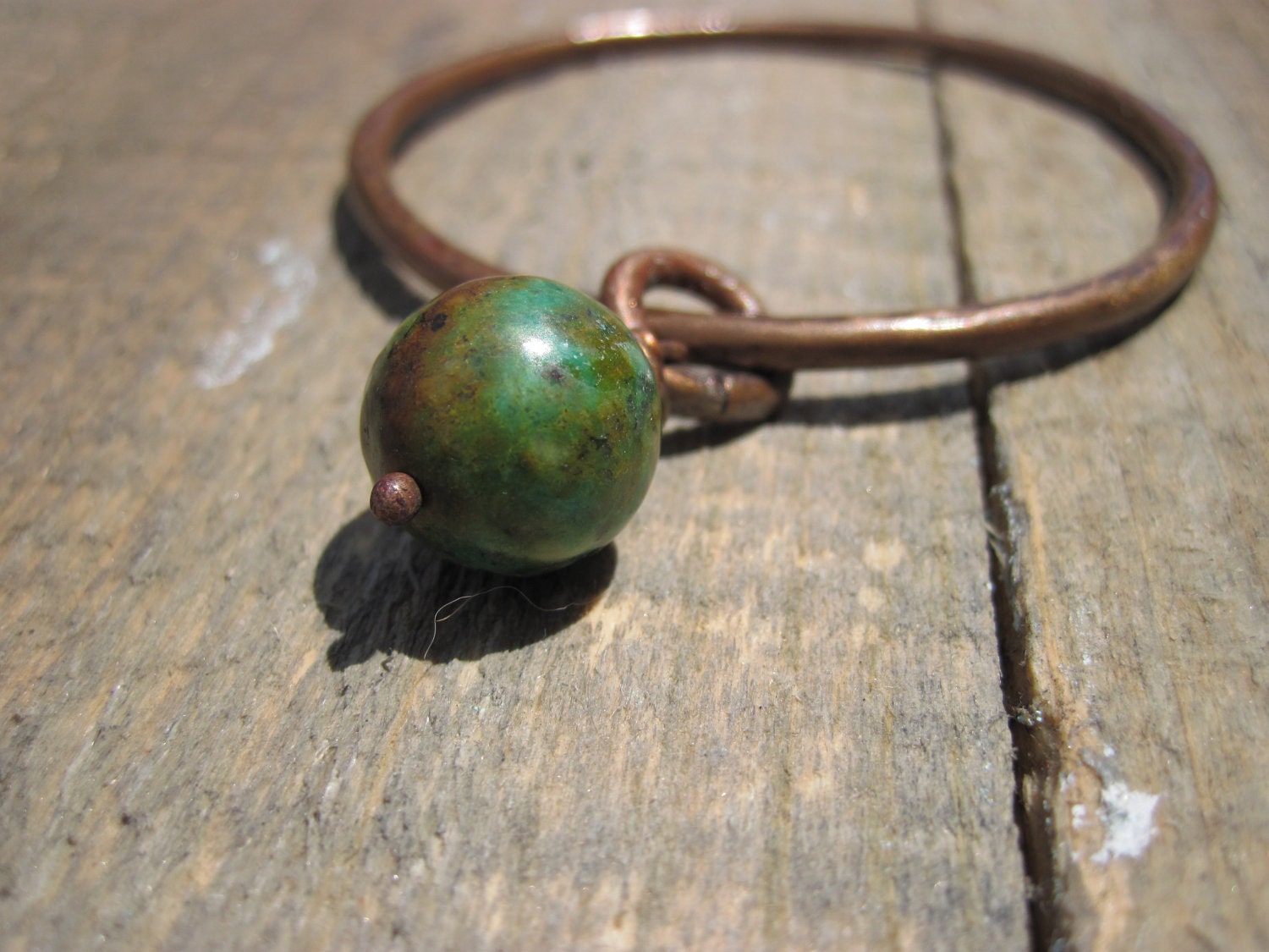 African Turquoise Bangle - Boho Chic