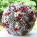 Pink and red wedding brooch bouquet. Deposit on a made to order bridal bouquet.