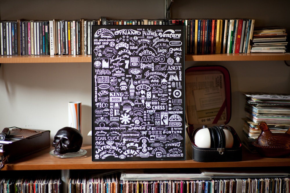 45rpm Record Poster